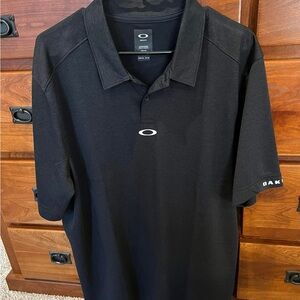 Oakley Black Performance Polo Shirt